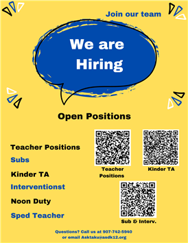  We're Hiring!